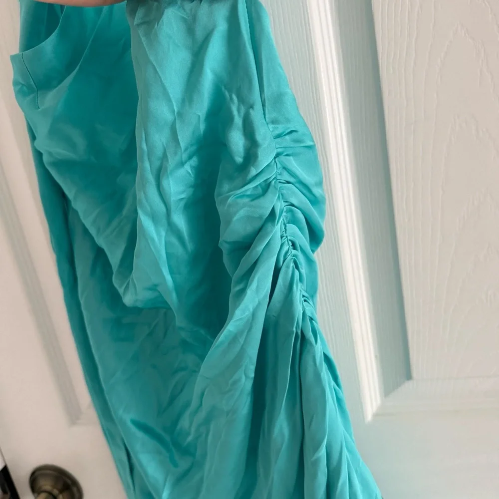 Amanda Uprichard Shaena Silk Halter Dress - Picture 7 of 8